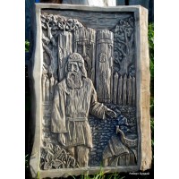 Резная картина-панно «Доброгор»