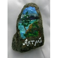 Камень с надписью «Алтай»